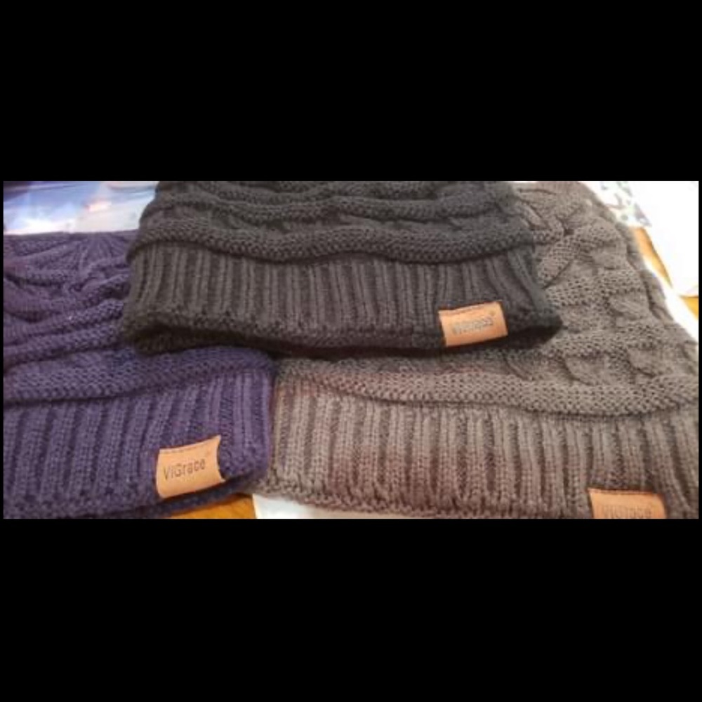 3 Unisex Kids Beanie Skull Caps